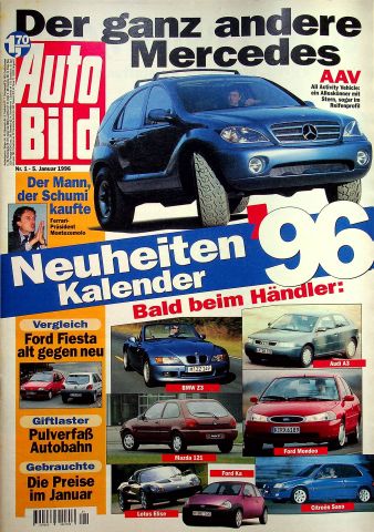Deckblatt Auto Bild (01/1996)